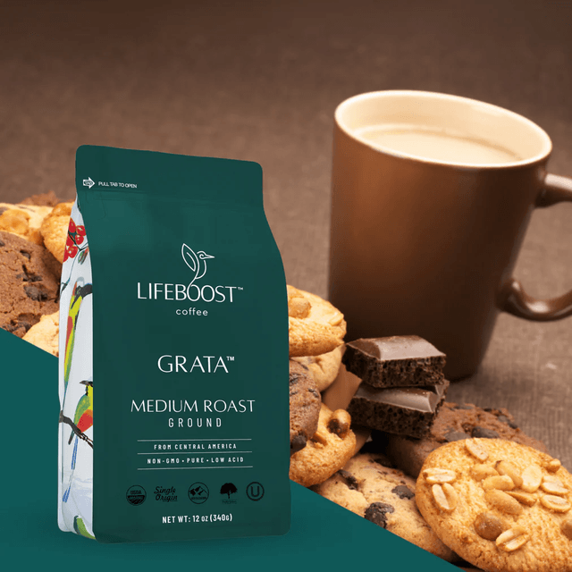 Lifeboost clean low-acid coffee