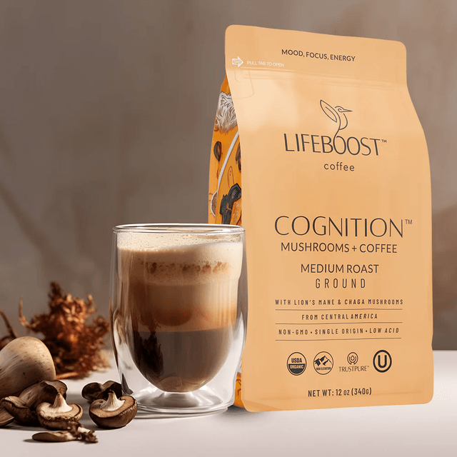 Lifeboost Cognition Mushroom Coffee